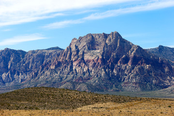 Naklejka na ściany i meble Rock Formations in Red Rock Canyon, Nevada, USA