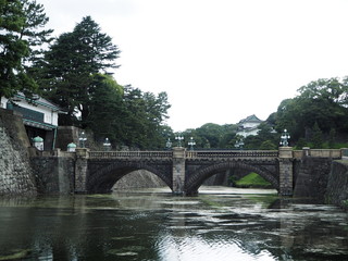 Fototapeta na wymiar the imperial palace in Japan