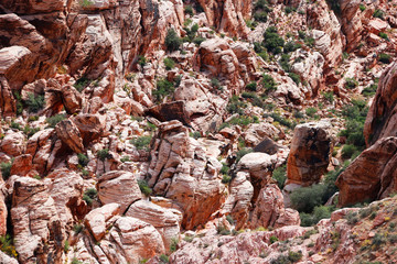 Rock Formations in Red Rock Canyon, Nevada, USA