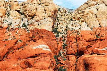 Rock Formations in Red Rock Canyon, Nevada, USA