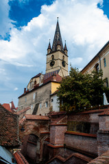 Fototapeta na wymiar medieval church in Sibiu Romania