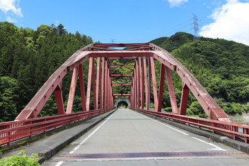 西秩父桃湖の倉尾橋（埼玉県秩父市）,kurao bridge,chichibu city,saitama,japan