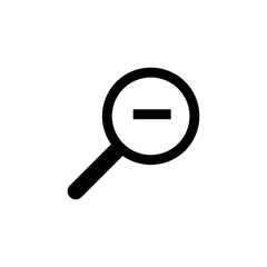 Magnifying glass, zoom, search symbo icon vectorillustration