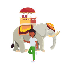 india happy independence day vector ilustration