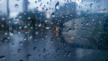 rain drops on window