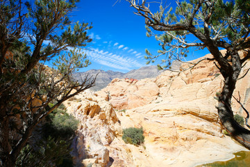 Rock Formations in Red Rock Canyon, Nevada, USA