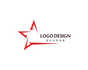 Star Logo Template vector icon illustration design