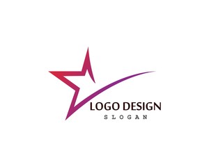 Star Logo Template vector icon illustration design