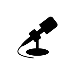 Microphone, audio, mic, sound symbol icon vector illustration