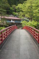 奥秩父　三峰神社参道の風景