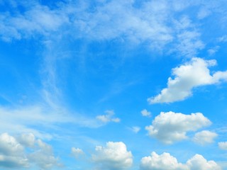 blue sky with clouds