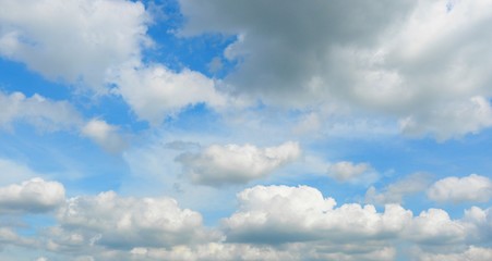 blue sky with clouds