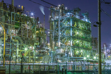 <神奈川県>川崎の工場夜景