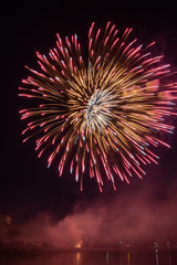 4th of July Fireworks in Portland Maine, USA