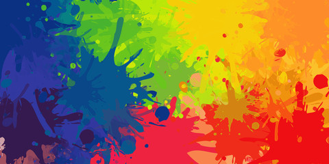 Splatter paint abstract background