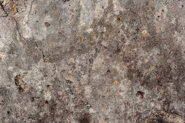 Texture of a concrete wall with cracks and scratches which can be used as a background