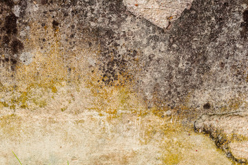 Texture of a concrete wall with cracks and scratches which can be used as a background