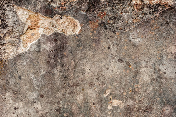 Texture of a concrete wall with cracks and scratches which can be used as a background