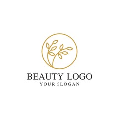 nature, tree leaf logo template, design vector