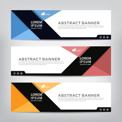 modern design, web banner template, vector illustration