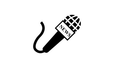 News microphone icon.