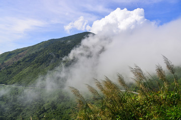 Mountain scenery of Hai Van Pass