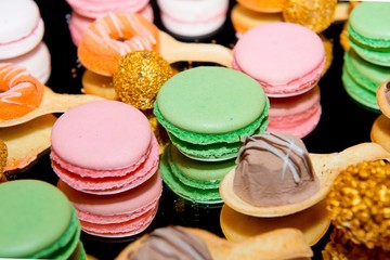 Assorted Mini Donuts And Sweet Snacks