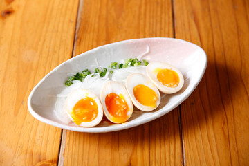 半熟卵 Soft-boiled eggs