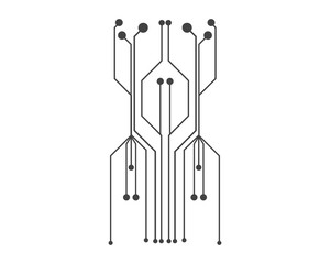 Circuit illustration vector design