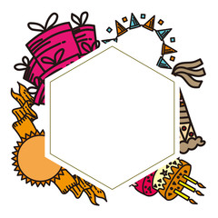 Birthday Anniversary Design Graphic Template Vector