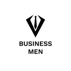 tie business logo vector