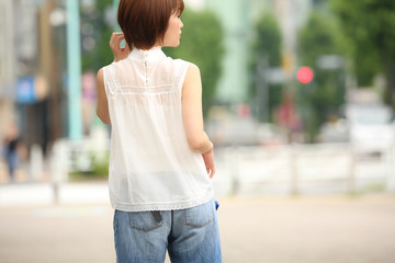 Obraz premium 女性ポートレート