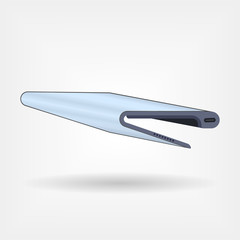 Foldable screen smartphone vector illustration. Borderless design