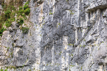 Rock formation in the mountains as a background