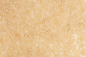 Yeast in dough as background