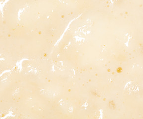 White dough as an abstract background