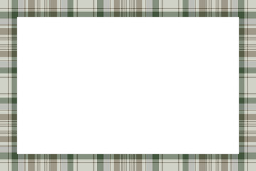 Rectangle borders and Frames vector. Border pattern geometric vintage frame design. Scottish tartan plaid fabric texture. Template for gift card, collage, scrapbook or photo album and portrait.