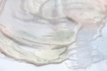 creamy pearlescent texture macro background
