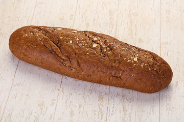 Black loaf bread