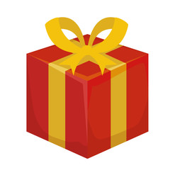 gift box present isolated icon