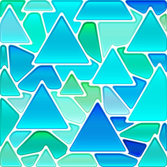 abstract vector stained-glass mosaic background