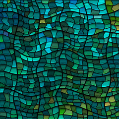 abstract vector stained-glass mosaic background