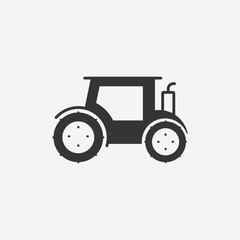 Tractor icon. New trendy tractor vector symbol
