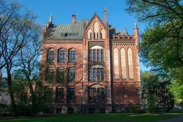 Backsteinebäuder der Lettischen Kunstakademie in Riga