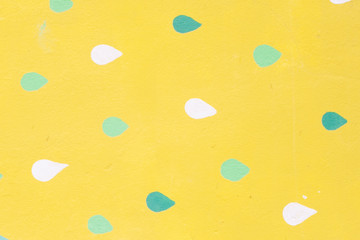 Abstract yellow wall texture and background for design. Abstract wall texture painted in yellow. 