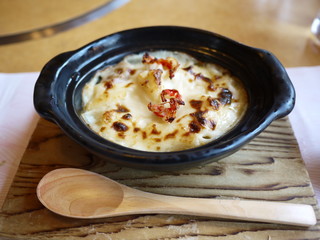 熱々のカニグラタン