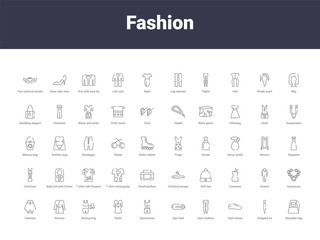 fashion outline icons
