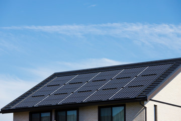 太陽光発電の家