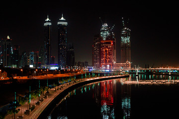 Dubai panorama view