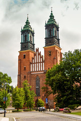 Fototapeta na wymiar Historic Basilica Peter and Paul church in Poznan